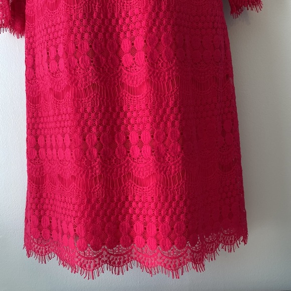 Eliza J Lace Pink Dress size 10 - Picture 8 of 14